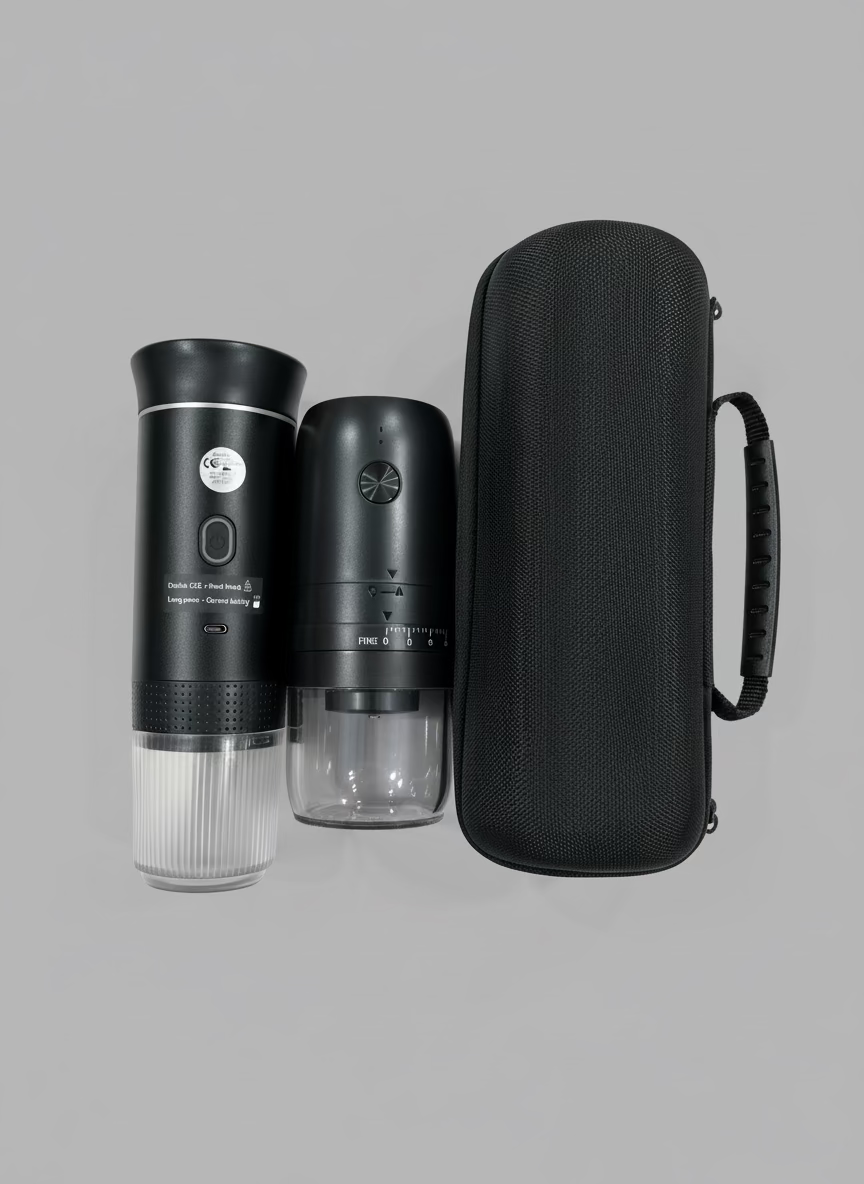 Pack puro expreso (cafetera+molinillo+maletín)