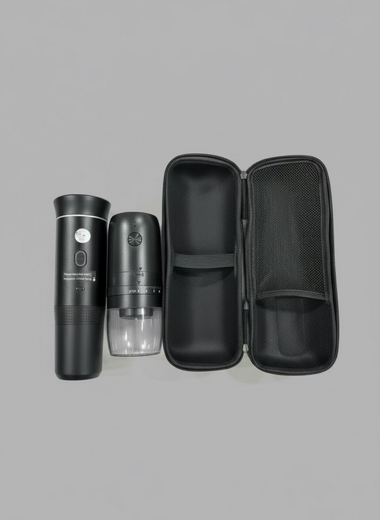 Pack puro expreso (cafetera+molinillo+maletín)